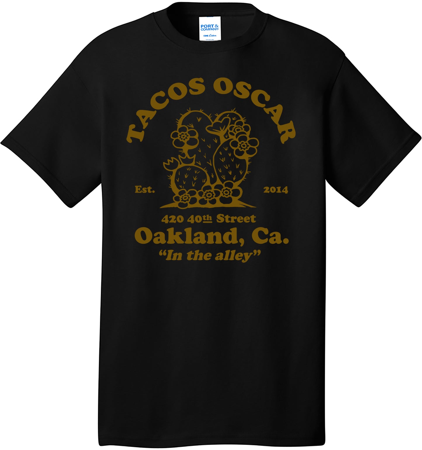 Tacos Oscar Cactus White Tee