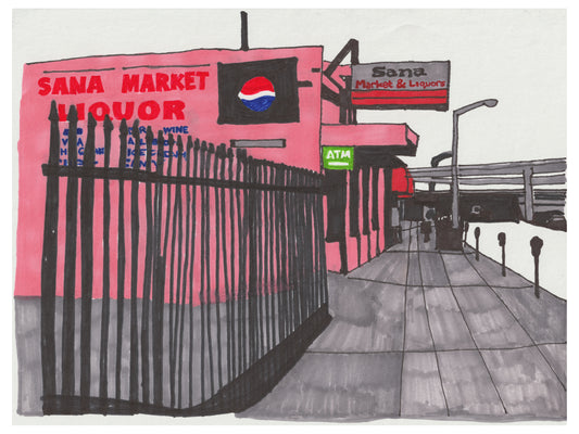 Chris Kohler Sana Market Art Print